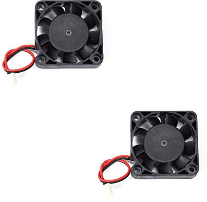 Lot de 2 ventilateurs 4010 40x40x10mm 12V ou 24V - Idéal imprimantes 3D Alfawise, Anet, Anycubic, Artillery, Creality, Geetech, Longer, Prusa... (24V)