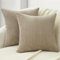 Topfinel 2er Set Taupe Kordsamt Kissenbezug 40x40CM Weich Dekorative Moderne Kissenbezüge Kissenhülle Dekokissenbezug Sofakissen Dekokissen Boho Deko für Sofa Schlafzimmer Wohnzimmer Balkon