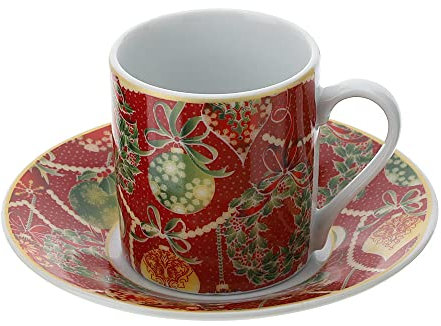 Hervit Box 6 Tazze Caffe' Porcellana 9X5CM