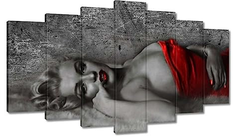 H2837M_PC7B Wandbild, Motiv Marilyn Monroe, 140 x 80 cm