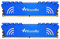 Wlizedle DDR4 32GB Kit (2x16GB) XMP 2.0 3200MHz Mémoire RAM CL16 UDIMM Module de Mémoire PC4-25600 288-Pin 1.35V 2Rx8 pour Ordinateur de Bureau, Bleu