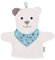 Sterntaler Baby Unisex Waschhandschuh Baby GOTS Spiel- und Waschhandschuh Eisbär - Waschlappen Kinder, Babywaschlappen - beige