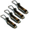4X 80mm Schaufelhalter Besenhalter Axthalter Ladungssicherung (Silber)