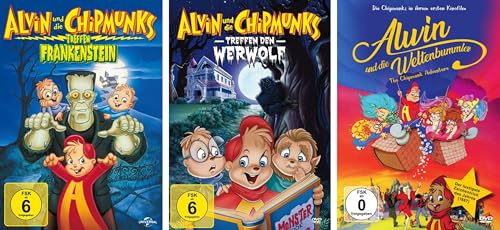 Alvin und die Chipmunks - 3 musikalische Abenteuer mit den Streifenhörnchen - Mit dem ersten Kinofilm (The Chipmunk Adventures) [3 DVDs]