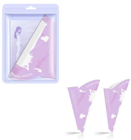 Lot de 20 urinoir jetables pour femme - Accessoire de camping pour femme - Entonnoir à urine pour les déplacements debout (10)