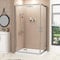 Plaza 900 x 700mm Corner Entry Shower Enclosure Rectangular 6mm Glass Reversible Cubicle Double Sliding Door