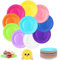 Zeawavsl Lot de 120 Assiettes en Carton Multicolores Multicolores, Assiette de Papier de 7 Pouces, Assiette D'Anniversaire Pour Enfants Pour les Festivals et les CéLéBrations