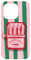 Pink Sardine Maximalist Vintage Food Stripes Aesthetic Cute Case for iPhone 15 Pro
