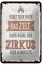 Femer Blechschild Spruch 12x18 cm fehlt nur noch Zelt dann Zirkus komplett Schild