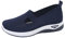 Chaussures sans Lacets Femme - Orthopédique Pas Cher Baskets sans Laçage Chaussures De Marche À Plateforme Orthopédique Légères Et Confortables Amortissement Accru Et Soulagement des Pieds 20258