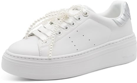 Tamaris Sneaker Materialmix Leder/Textil/Synthetik