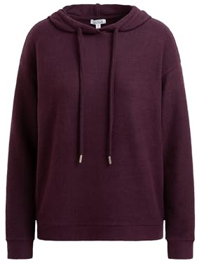 SOCCX Damen Hoodie aus Flauschstrick