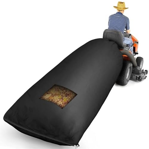 Rasentraktor Laubsack Laubbläser Vakuumsammelsack Sack Große Kapazität 420D Oxford Tuch Grasfangsack Gartengeräte Laubsauger Fangsack
