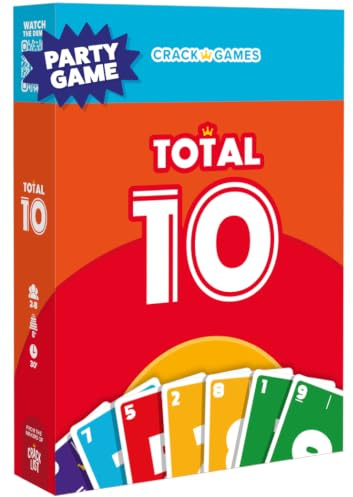 TOTAL 10 – Kartenspiel Inspiriert vom Rommé | Von den Machern von Crack List | 2 bis 8 Spieler | Ab 8 Jahren | Stimmungsspiel für Familie & Spieleabend | Geschenkidee | Deutsche Version