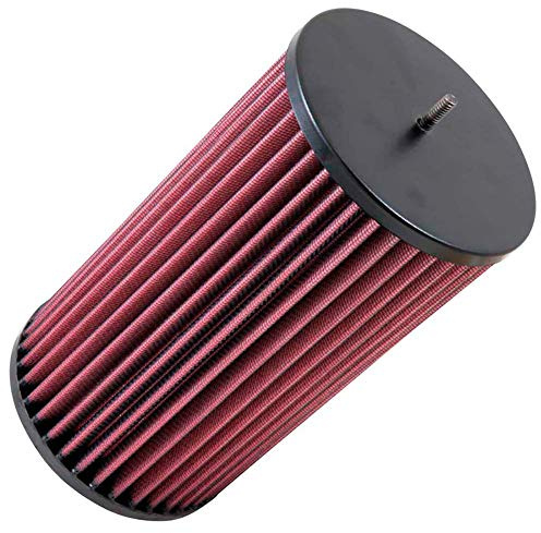 K&N RC-2540 KFZ und Motorrad Universal Chrom Filter, Rot