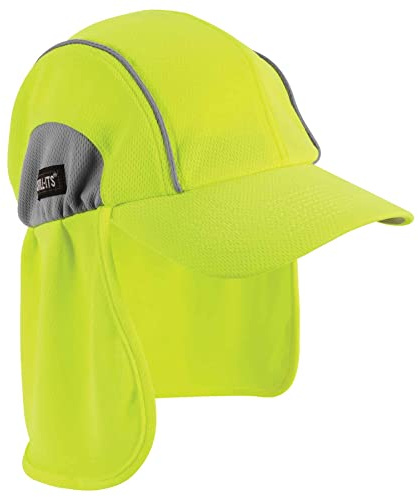 Ergodyne Women's Chill-its 6650 High-Performance Cooling Hat and Neck Shade Baseball (Pack of 1)
