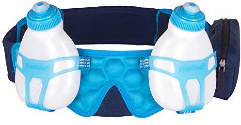 FuelBelt Trinkgürtel mit 2 Flaschen Helium 2 Bottle Belt, Blue/Blue, S