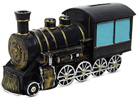 Unbekannt wunderschöne Spardose Eisenbahn,Lokomotive, Dampflok Nostalgie