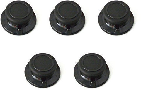 Deckelknopf mit Entlüftungsfunktion 5 Stk. für alle gängigen Glasdeckel, Pfannendeckel, Topfdeckel, Bräterdeckel - Backofenfest, Hitzebeständig, Spülmaschinenfest, Langlebig
