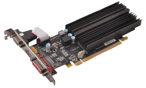 XFX Radeon HD6450 1GB DDR3 625MHz Low Profile Ready Graphics Cards (HD-645X-ZQHP)