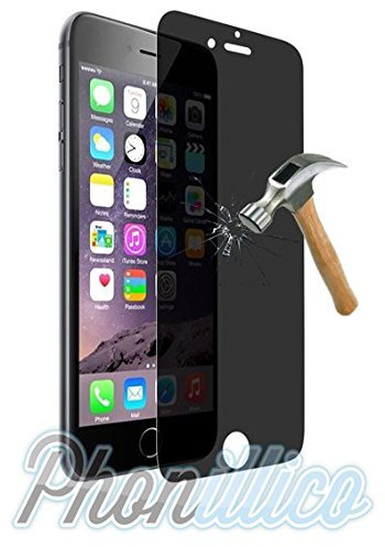 PHONILLICO® Film Protection Ecran Anti Espion en Verre Trempe pour iPhone 6 Plus / 6S Plus - Ultra Resistant Ecran Protecteur