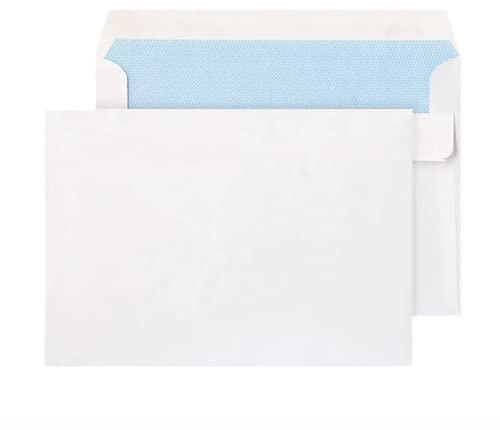 Purely Everyday C6 114 x 162 mm Self Seal Wallet - White (Pack of 50) (1)