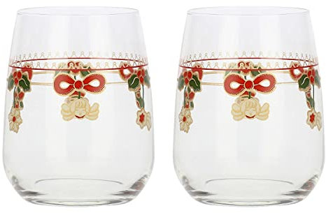 THUN - Set 2 biccheri Acqua Magico Natale