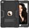 HyFone Custodia Protettiva per iPad 7/8/9, 7a/8a/9a Generazione 10.2 Pollici 2019/2020/2021, Robusto Antiurto Cover, A2197 A2198 A2200 A2270 A2428 A2429 A2430 A2602 A2603 A2604 A2605, Nero