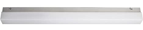 LEDVANCE Pratica Lampada da Specchio a LED per il Bagno in Alluminio di Alta Qualità, Colore della Luce Regolabile con Interruttore a Parete (Bianco Caldo/Bianco Freddo),14W,LED Quadrato IP44Click-Cct