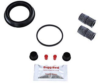 Bigg Red - Front Brake Caliper Repair Kit - Compatible with, Focus, Vauxhall, Rover,