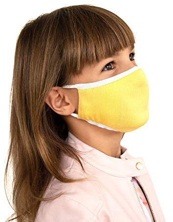 Relaxsan UNIMA KIDS [Jaune] – Bande bouche nez – ENFANTS 6-10 ANS - très léger filé Dryarn et argent X-Static lavable et réutilisable