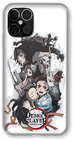 Cokitec Case for iPhone 12/12 Pro Manga Demon Slayer White