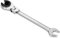 Chiave a cricchetto per tubi Flex-Head da 15 mm, a doppia estremità aperta, per chiavi a cricchetto e utensili manuali