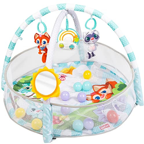 winfun 46697 Spielteppich Wald mit 15 Kugeln +0m, Large