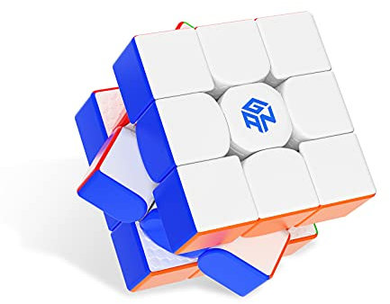 GAN 11M Zauberwürfel Magnetisch 3x3, Speed Cube Original Zauberwürfel Magnetic Magic Cube 3 x 3, Professional SpeedCube 56 cm, Magic Cube Frost Coated for Children Adults