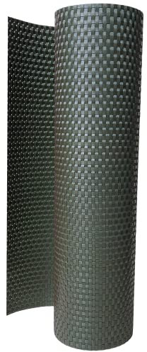 workingHOUSE Brise-Vue de Balcon en Polyrotin Rouleau de Brise Hauteur 80 cm - Vue pour Terrasse, Balustrade et Balcon - Brise-Vue d'Extérieur Résistant aux Intempéries - Vert