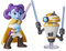 Star Wars Pop-Up Lichtschwert Duell, LYS Solay & Trainings-Droide Figuren (Skala 10 cm), Spielzeug für Kinder