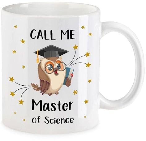 LoveGoals Kaffeetasse Call me Master of | Geschenk zum Masterabschluss - Text: Master of Science