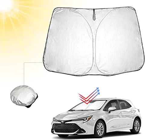 BIBIBO Corolla E210 - Cubierta para Parabrisas Delantero Compatible con Toyota Corolla Sports E210 2019-2025, protección Solar para Parabrisas Delantero del Coche, protección contra Rayos UV