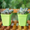 HEIBTENY 10 macetas de colores, macetas de plástico con Nursery