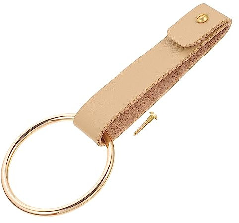Homoyoyo Décor Anneau Porte-Serviettes Anneau Porte-Serviettes en Bois Cintres Porte-Serviettes Muraux en Cuir Cintres De Rangement Anneau Porte-Serviettes en Laiton Cintres Zober
