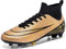 sudorun Zapatos de Fútbol Tacos Niños Zapatos de Futbol Turf TF FG/AG Spike Zapatillas de Futbol Profesionales Training Zapatillas de Fútbol Aire Libre Juvenil (Dw,1101 FG Jin_35)