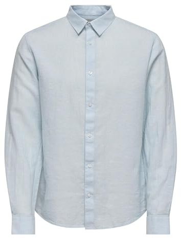 Only & Sons Herren Hemd Blau S