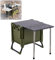 WOLWES Mesa Cocina Camping Plegable Mueble Cocina Camping Cocina Exterior para 2~4 Personas Picnic BBQ Playa (Color : Green, Size : S)