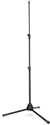 Gravity MS 43 DT B - Kompakter Mikrofonständer mit Doppelauszug, schwarz