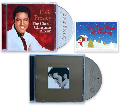 Elvis Presley Preaching Christmas (40 Classic Tracks!) 2 CD Collection + Including Bonus Art Card