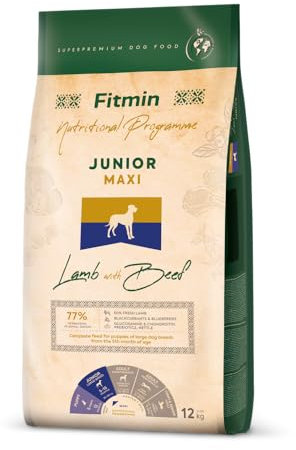 Fitmin Maxi Junior Lamb with Beef | Hundetrockenfutter | 12kg