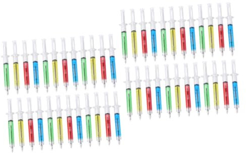 SHINEOFI 100 Stk Kugelschreiber Nadelrohrstift niedlich Spritze