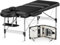 Brelley Mobile Massageliege klappbar mit 3 Zonen und 60 cm Upgrade-Breite, Höhenverstellbare Aluminium Kosmetikliege und Massagetisch mit Kopfstütze, Armlehnen und Tasche