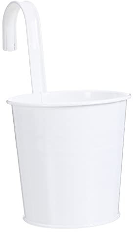 BESPORTBLE 8-teiliges Hängepflanzgefäß für Den Balkon Zum Aufhängen An Der Blumentöpfe mit Entwässerungslöchern Moderne Minimalistische Wohnkultur für Die Dekoration